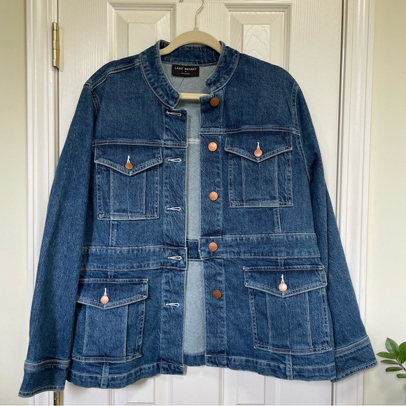 Lane Bryant Jackets & Blazers - NWOT Lane Bryant denim utility jacket 14
